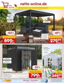 Gartenmöbel im aktuellen Netto Marken-Discount Prospekt (Fürth) Gartenmöbel im Netto Marken-Discount Prospekt "Aktuelle Angebote" mit 64 Seiten (Fürth)