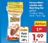 Netto Marken-Discount - Milchschnitte oder Maxi King 4er Angebot im Prospekt Milchschnitte oder Maxi King 4er bei Netto Marken-Discount im Prospekt "" für 1,49 €