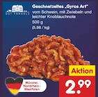 Aktuelles Geschnetzeltes 'Gyros Art' Angebot bei Netto Marken-Discount in Köln ab 2,99 €