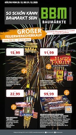 Aktueller BBM Baumarkt Prospekt mit Böller, "So schön kann Baumarkt sein", Seite 1