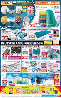 Toiletten-Accessoires im Norma Prospekt "Mehr fürs Geld" mit 16 Seiten (München)