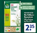Aktuelles Bio-Vollkorn-Basmatireis Angebot bei ALDI SÜD in Duisburg ab 2,35 €