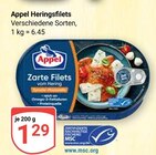 Heringsfilets im Angebot bei GLOBUS in Siegen Heringsfilets Angebote von Appel bei GLOBUS Siegen für 1,29 €