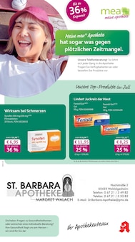 Aktueller mea - meine apotheke Prospekt "Unsere Juli-Angebote" Aktueller mea - meine apotheke Prospekt
