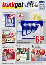 Supermarkt Prospekt von Trinkgut Rosenhof Trinkgut Prospekt: "Aktuelle Angebote", 8 Seiten, 14.07.2025 - 19.07.2025