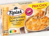 Cassolettes Saint-Jacques sauce crémée au Sauternes surgelées - Tipiak en promo chez Intermarché Béziers à 5,99 €