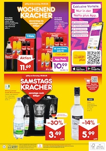Cola im Netto Marken-Discount Prospekt "DER ORT, AN DEM DU IMMER AUSGEZEICHNETE PREISE FINDEST." mit 6 Seiten (Lahr (Schwarzwald))