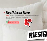 Aktuelles Kopfkissen Karo Angebot bei Die Möbelfundgrube in Mainz ab 8,99 €