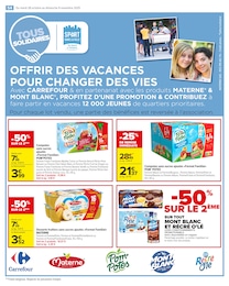 Prix et réduction Pom'potes dans le prospectus Carrefour Market en cours Offre Pom'potes dans le catalogue Carrefour Market du moment à la page 56