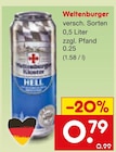 Weltenburger Angebote bei Netto Marken-Discount Marktredwitz für 0,79 €