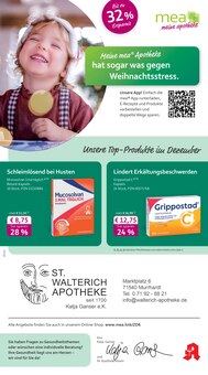 Aktueller mea - meine apotheke Prospekt "Unsere Dezember-Angebote" Seite 1 von 4 Seiten für Murrhardt