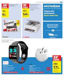 Prix et réduction Pile dans le prospectus Carrefour Market en cours Offre Pile dans le catalogue Carrefour Market du moment à la page 53
