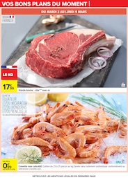 Prix et réduction Crevettes dans le prospectus Carrefour en cours Offre Crevettes dans le catalogue Carrefour du moment à la page 24