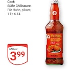 Süße Chilisauce Angebote von Cock bei GLOBUS Braunschweig für 3,99 €