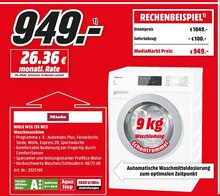 Waschmaschine von MIELE bei Media-Markt Waschmaschine von MIELE für 949,00 € bei Media-Markt im Prospekt "3er Sparket"