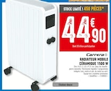 Radiateur Mobile Céramique 1500 W - Carrera en promo chez Brico Cash Perpignan à 44,90 €