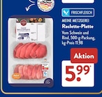 Raclette-Platte von Meine Metzgerei im aktuellen ALDI SÜD Prospekt