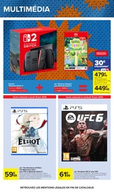 Promos Nintendo Switch dans le catalogue "LE MOIS DES SUPPORTERS" de Carrefour Nintendo Switch en promo dans le catalogue Carrefour à la page 87