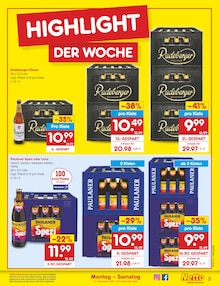 Bier im aktuellen Netto Marken-Discount Prospekt (Rostock) Bier im Netto Marken-Discount Prospekt "Aktuelle Angebote" mit 64 Seiten (Rostock)