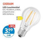 LED-Leuchtmittel von OSRAM im aktuellen V-Markt Prospekt für 3,99 €