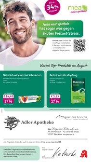 mea - meine apotheke Prospekt Unsere August-Angebote mit 4 Seiten