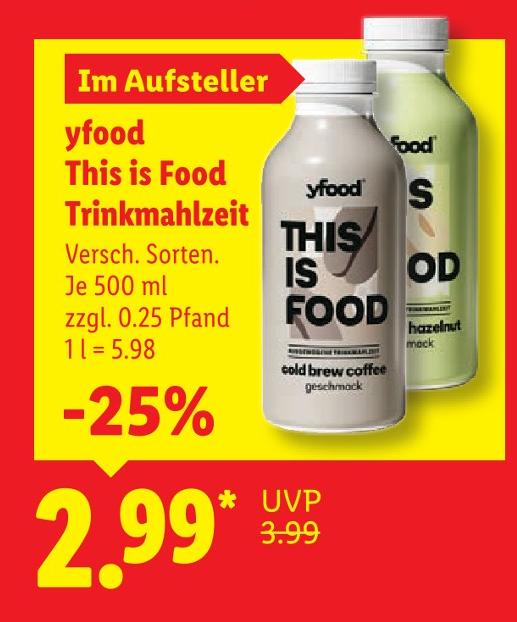 This is Food Trinkmahlzeit