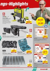 Aktueller toom Baumarkt Prospekt mit Farbe, "Respekt, wer's selber macht.", Seite 7