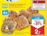 Weltmeister-, Sonnenblumen-, und Kürbiskernbrötchen Angebote von Backstube bei Netto Marken-Discount Kiel für 2,00 €