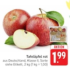 Tafeläpfel rot im Angebot bei E center in Pirmasens Tafeläpfel rot Angebote bei E center Pirmasens für 1,99 €