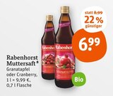 Muttersaft von Rabenhorst, Bio im aktuellen tegut Prospekt für 6,99 €