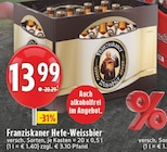 Hefe-Weissbier im Angebot bei EDEKA in Remscheid Hefe-Weissbier Angebote von Franziskaner bei EDEKA Remscheid für 13,99 €
