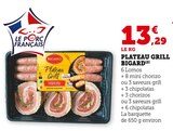 Plateau Grill - Bigard - Hyper U à Périgueux Plateau Grill - Bigard en promo chez Hyper U Périgueux à 13,29 €