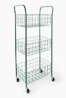 Etagère à roulettes 33.5x20xH70cm en métal en promo chez Monoprix Margaret Etagère à roulettes 33.5x20xH70cm en métal dans le catalogue Monoprix Margaret