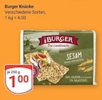 Knäcke im Angebot bei GLOBUS in Oberhausen Knäcke Angebote von Burger bei GLOBUS Oberhausen für 1,00 €