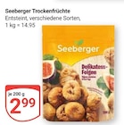 Trockenfrüchte im Angebot bei GLOBUS in Salzgitter Trockenfrüchte Angebote von Seeberger bei GLOBUS Salzgitter für 2,99 €