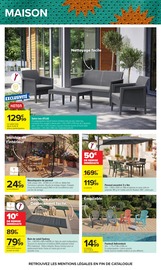 Promos Chaise Longue dans le catalogue "LE MOIS DES SUPPORTERS" de Carrefour Chaise Longue en promo dans le catalogue Carrefour à la page 87