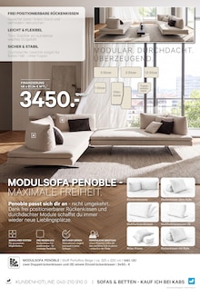Sofa im Kabs Prospekt "ALT GEGEN NEU!" mit 40 Seiten (Bremen)