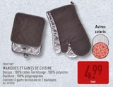 Maniques et gants de cuisine - CROFTON à 4,99 € dans le catalogue Aldi