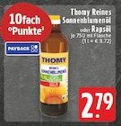 Reines Sonnenblumenöl im Angebot bei E center in Düsseldorf Reines Sonnenblumenöl Angebote von Thomy bei E center Düsseldorf für 2,79 €