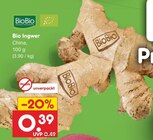 Bio Ingwer im Angebot bei Netto Marken-Discount in Rostock Bio Ingwer Angebote von BioBio bei Netto Marken-Discount Rostock für 0,39 €
