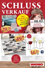 WEKO Wohnen Prospekt "SCHLUSSVERKAUF", 16 Seiten, für München-Flughafen, 24.01.2020 - 08.02.2020 WEKO Wohnen Prospekt "SCHLUSSVERKAUF", 16 Seiten, für München-Flughafen, 24.01.2020 - 08.02.2020