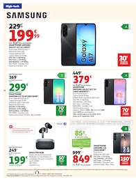 Offre Samsung Galaxy dans le catalogue Auchan Hypermarché du moment à la page 14