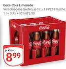 Aktuelles Coca-Cola Limonade Angebot bei GLOBUS in Willich ab 8,99 €