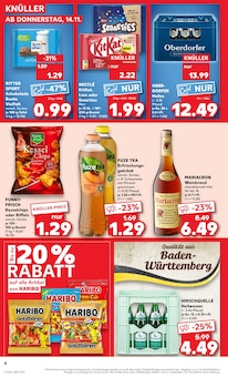 Bier im Kaufland Prospekt "Aktuelle Angebote" mit 64 Seiten (Albstadt)