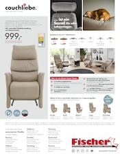 Aktueller Polstermöbel Fischer Prospekt mit Fernsehsessel, "COUCHLIEBE", Seite 10
