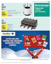 Appareil Raclette Angebote im Prospekt "JOYEUX NOËL & MEILLEURS PRIX" von Carrefour auf Seite 49