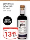 Kaffee Likör im Angebot bei GLOBUS in Viersen Kaffee Likör Angebote von Schmittmann bei GLOBUS Viersen für 13,49 €