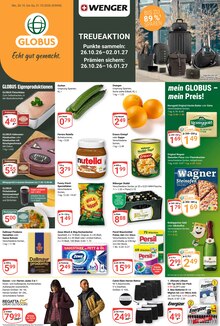 GLOBUS Prospekt der aktuellen Woche, gültig von 26.10.2026 bis 31.10.2026 Aktueller GLOBUS Prospekt "Aktuelle Angebote" mit 29 Seiten