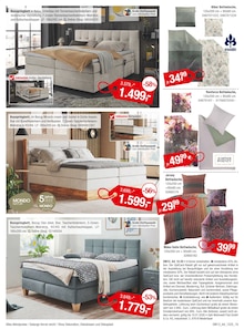 Bett im aktuellen Opti-Wohnwelt Prospekt (Bremerhaven) Bett im Opti-Wohnwelt Prospekt "Möbel und Küchen Spartage" mit 28 Seiten (Bremerhaven)