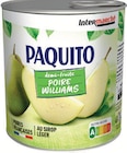 Demi-fruits poires williams au sirop - PAQUITO en promo chez Intermarché Hyper Demi-fruits poires williams au sirop - PAQUITO dans le catalogue Intermarché Hyper